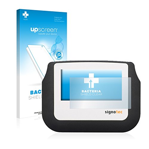 Preisvergleich Produktbild upscreen Antibakterielle Schutzfolie kompatibel mit Signotec Signature Pad Sigma klare Displayschutz-Folie