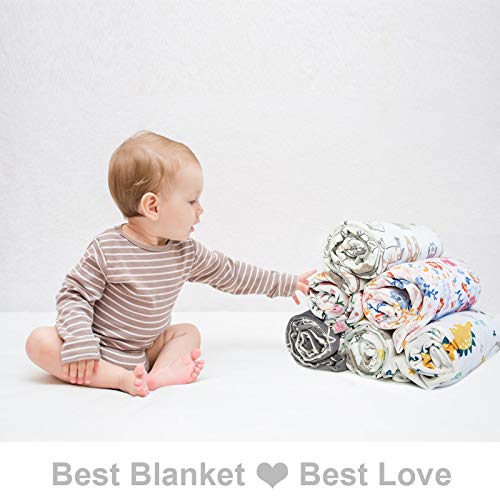 Boritar Baby Blanket For Girls Super Soft Double Layer Minky With Dotted Backing, Receiving Blanket With Elegant Floral Multicolor Printed Blanket 30 X 40 Inch(75X100Cm) #TOP6