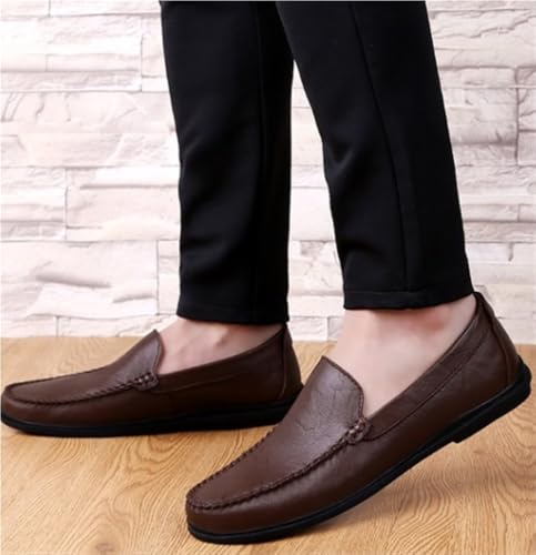 Mens Loafers Business Casual Shoes Leather Comfortable Wedding Dress Shoes for Men Office Work3