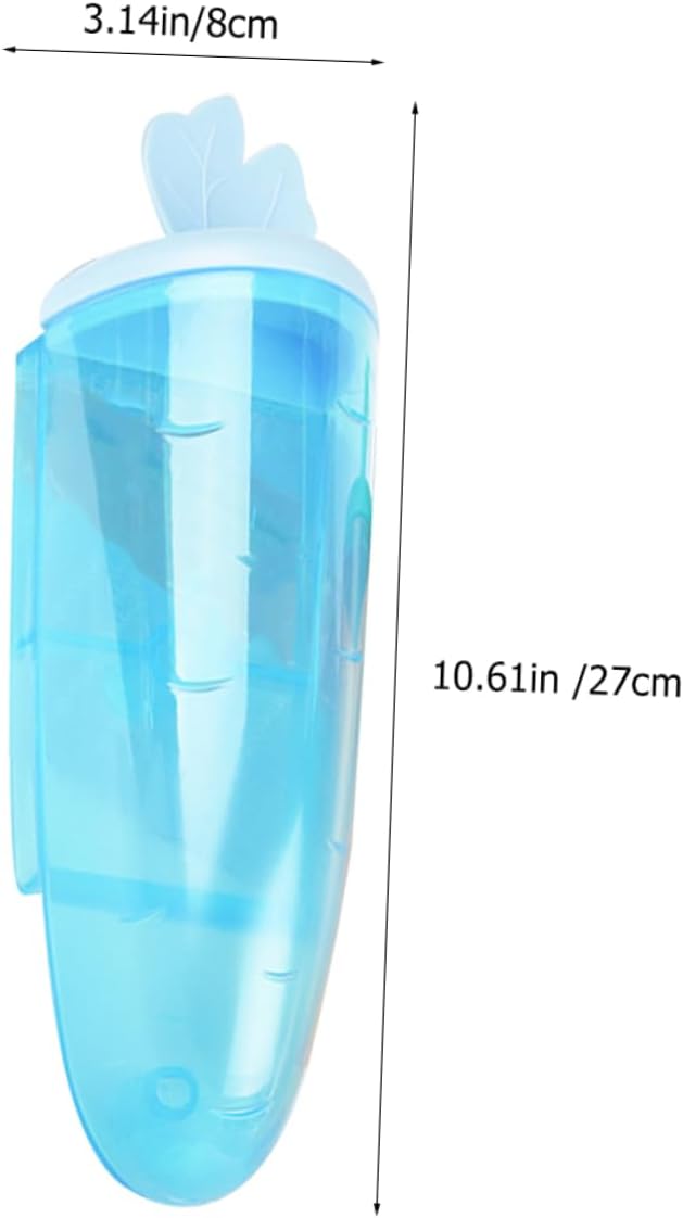 Levemolo Attach Pet Water Feeder Hanging Carrot-Shaped Dispenser for Guinea Pigs and Animals Stable Non- Design for Convenient Hydration Cages