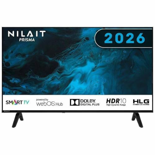 Nilait Prisma 55UD7004ST 55' Smart TV 4K UHD, LED, WebOS, HDR, WiFi, Control por Voz, Televisor 55 Pulgadas Ultra HD