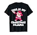 This Is My Christmas Pajama Dabbing Santa Pajamas Shirt T-Shirt