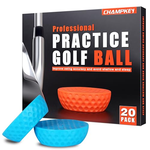 Balles d'entraînement de golf CHAMPKEY lot de 20 pour corriger le swing à la maison