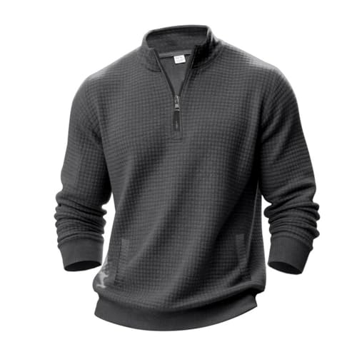 Sweatshirts homme intérieur polaire doux manches longues finitions unies