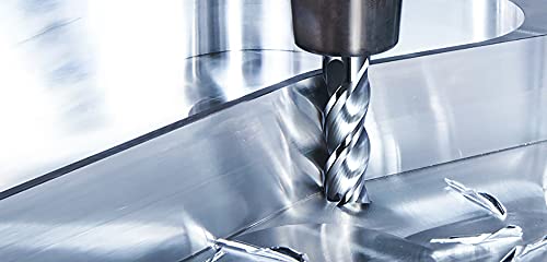 Image of XJL Carbide End Mills Set HRC 55 Degrees Tungsten Steel Milling Cutter 3 Flutes End Mill for Aluminium