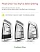 YONUFI for BMW Key Fob Cover Leather Car Remote Case Holder Keychain Compatible for BMW 2 5 6 7 Series X1 X2 X3 X5 X6 X7 -Black