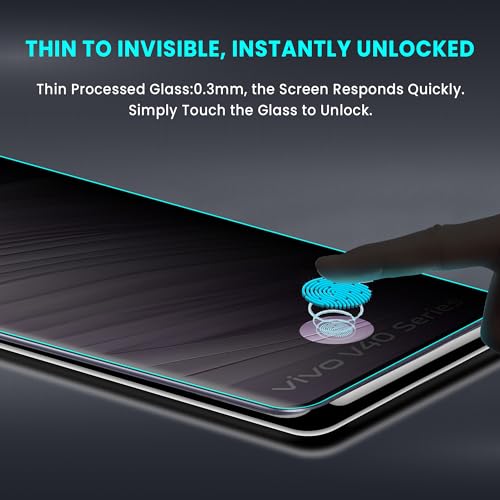 Image of ArmourPro UV Privacy Tempered Glass Screen Protector for Vivo V40 (6.78 Inch, Pack of 2) Edge to Edge Full Screen Coverage | Anti-Spy, Anti-Peeping & 9H Hardness Glass