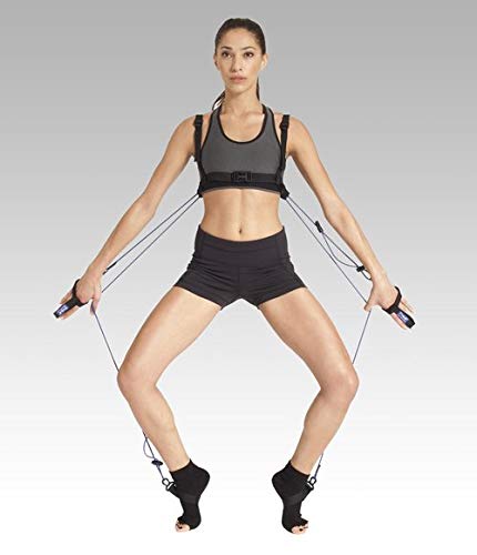 PhysicalMind Institute TYE4® - Pilates Wearable Resistance/Assistance; Total Body Exercise; Core strengthening, Portable, Home Gym, Pilates, Yoga, Barre, Posture, Stretching, Balance