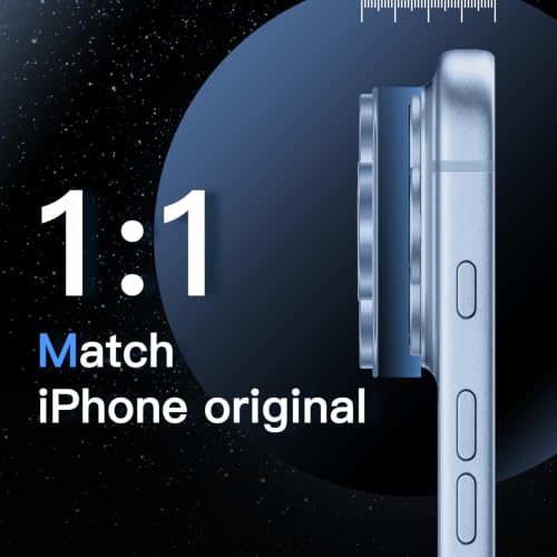 Image of JETech Camera Lens Protector Guard for iPhone New Pro Max, Light Blue
