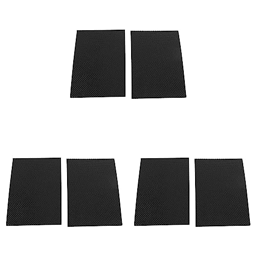 Lanko 6 pastillas antideslizantes para muebles, almohadillas autoadhesivas antideslizantes de goma engrosada, protección para el suelo de la silla del sofá