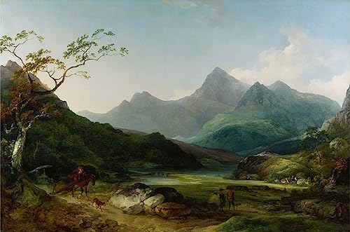 Impression prints toile Snowdon de Capel Curig finition artistique premium