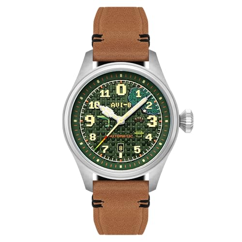 AVI-8 Hawker Hurricane montre homme pour passionnés d'aviation et pixel