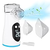 Portable Nebulizer Inhaler Machine for Adults and Kids,Rechargeable Mesh Nebulizer for Breathing Asthma at Home