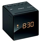 ソニー クロックラジオ ICF-C1 : FM/AM/ワイドFM対応 おやすみタイマー ブラック ICF-C1 B