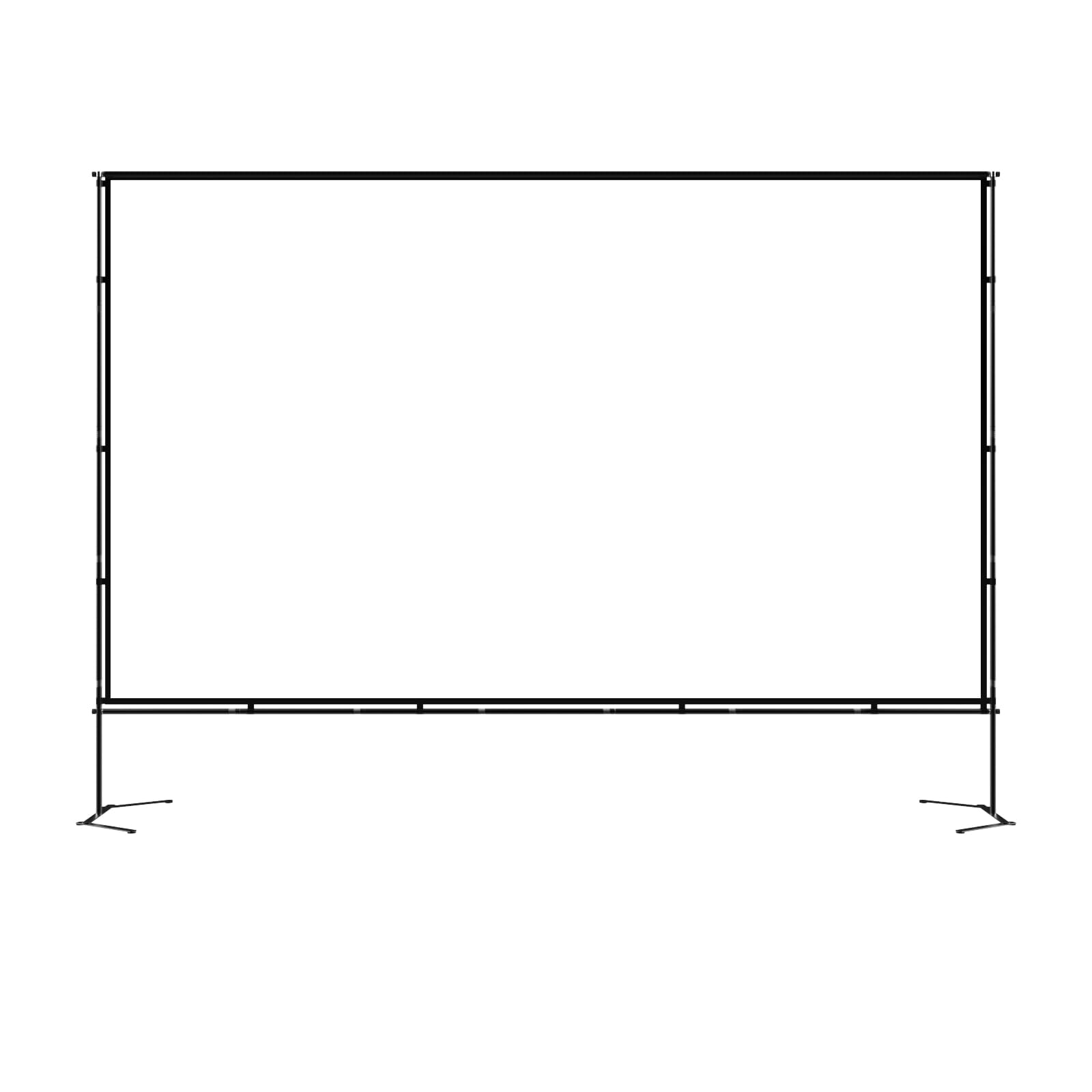 Pantalla Proyector Portátil 120 Pulgadas con Soporte, Marco Rápido Resistente a Arrugas para Interior y Exterior, Pantalla de Proyección 16:9 Compatible 4K HD para Cine en Casa