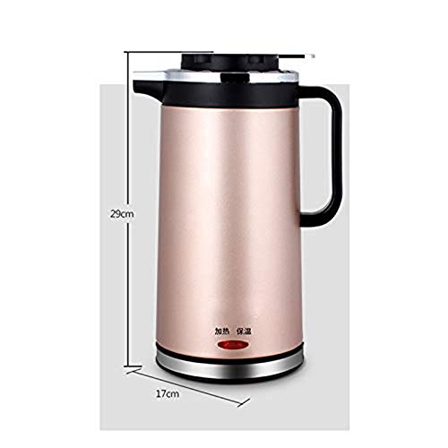 Tetera eléctrica sin cable acero inoxidable 1.8L 1500W miniatura 3