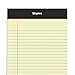 TRU RED Legal Pads, 5” x 8”, Narrow Ruled, Canary, 50 Sheets/Pad, 12‑Pack