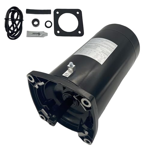 USQ1102 1 HP Pool Pump Motor & Seal Kit, 3450 RPM, 48Y Frame, Replacement for Sta-Rite Dura-Glas, Max-Flow II, Whisper-Flo Pumps, 115V/230V Dual Voltage