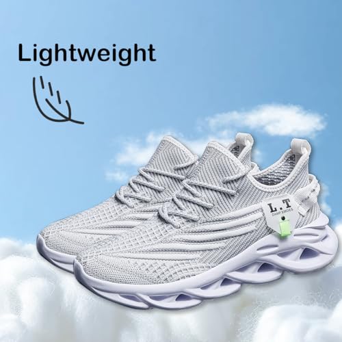 Image of Mens Running Walking Tennis Shoes Mens Casual Fashion Gym Hiking Shoes for Men Sneakers Work Breathable Comfortable Lightweight