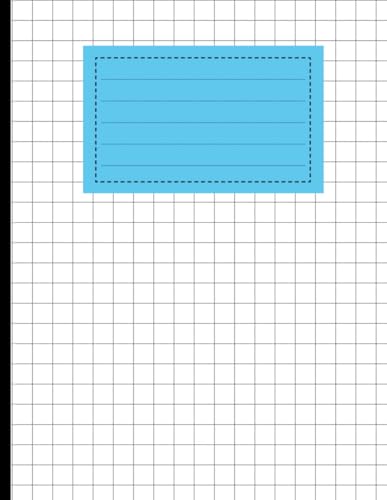 Composition Notebook Squared: Squared Graph Paper | Gridded Notebook | for Math and Engineering | 100 Sheets, Large Size 8.5 x 11 inches