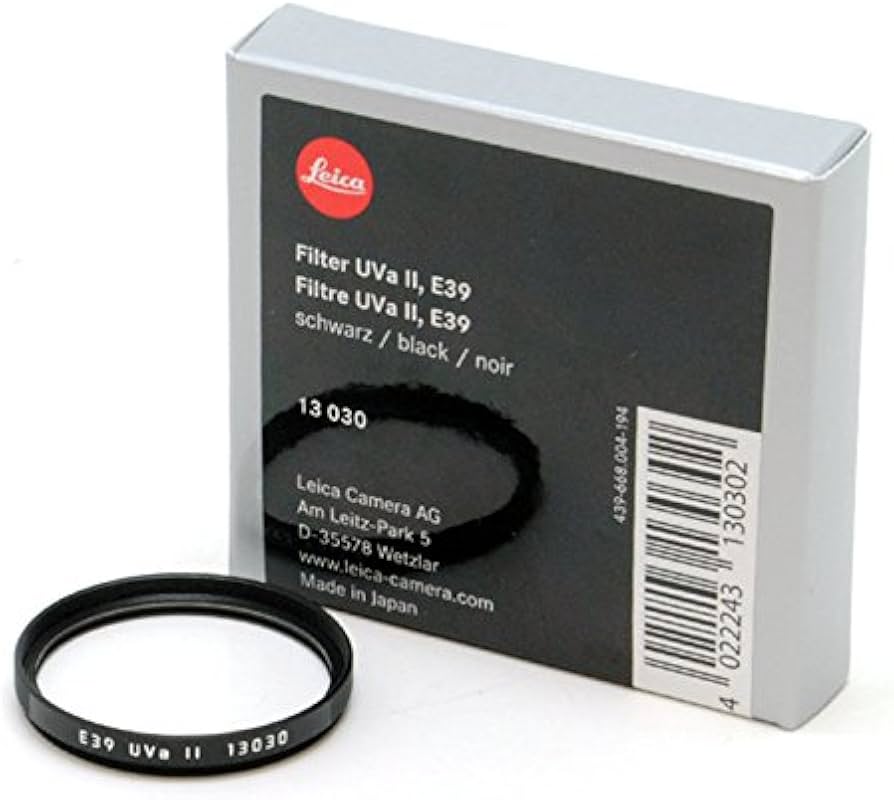 Amazon | ライカ フィルター E39 UVa II ブラック | ライカ | スカイ