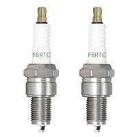 2 Stück F6RTC Zündkerze Ersetzen für Rasenmäher und kleine Motoren Traktor, für NGK 7822/6634/BPR6ES/995/WR6DC 7900/WR7DC/RN9YC RN10YC RN11YC/3047/W20EPR-U/VW20/ MTD 951-10292 751-10292 131-039, OEM