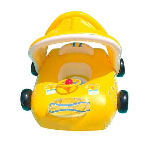 Flotteur gonflable enfant avec auvent pour baignade stable en lac
