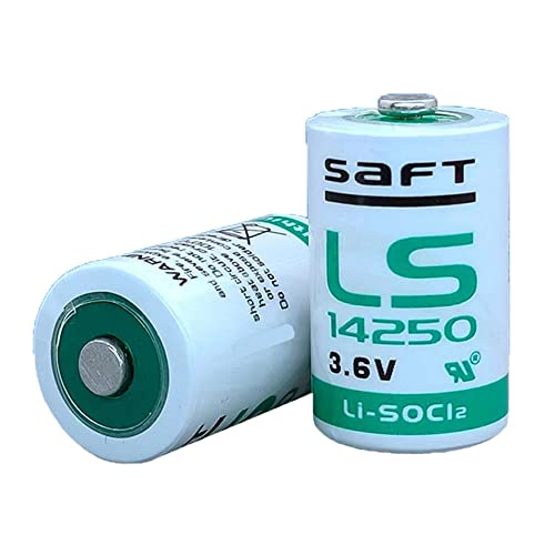 (60 Pack) Ls14250 Lithium 3.6V Batteries 1200Mah For Saft Ls14250 3.6V Battery Ls 14250 C 1/2 Aa 3.6V Lithium Battery #TOP3