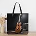 BWQJKUO Fashionable Large-capacity Musical Instrument Guitar Printed Leather Handbag, A Versatile Choice for Commuting, Traveling, And Daily Use