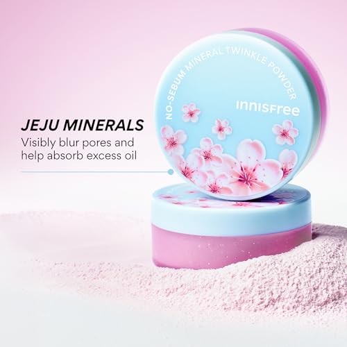 Image of innisfree No Sebum Matte Mineral Powder | Korean Loose Setting Powder for Oil & Shine Control | Blurs Fine Lines & Imperfections | Lightweight, Natural Finish | Available In Jumbo & Pressed Powder