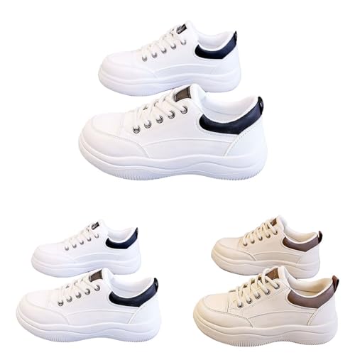 Chaussures de sport pour femme avec semelle épaisse légère et respirante pour jogging