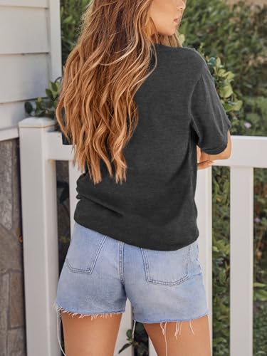 GEMLON Graphic T-Shirts for Women Loose Print Short Sleeve Tops Summer Casual Tees Shirt - Image 5