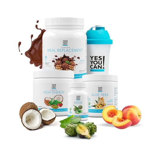 Yes You Can! Detox Plus Kit (Meal Replacement Chocolate, Aloe