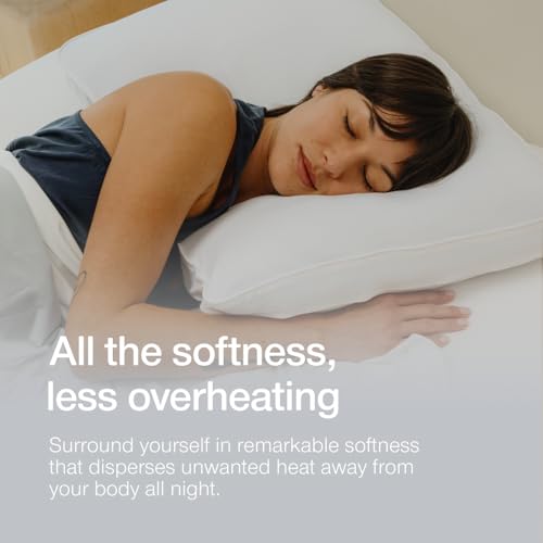 Image of Coop Home Goods Cool+ Cut-Out Pillow Case King Size 2-Pack, White Cooling Pillow Cases for Cool+ Cut-Out Pillow, Ultra-Soft & Breathable Cooling Pillow Covers with Zipper for Hot Sleepers