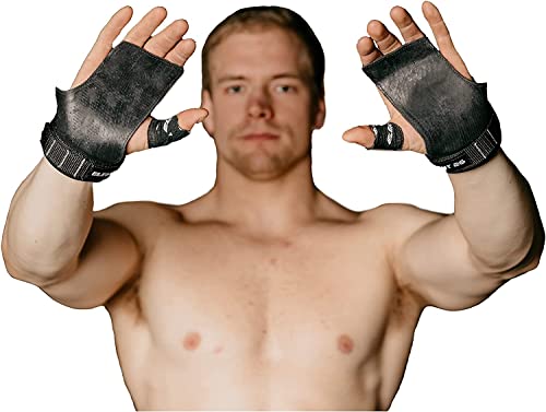 Element 26 IsoGrip Hand Grips for WODs, Gymnastics, Weight Lifting, and Cross Training - Gymnastics Grips for Men and Women - Cross Training Gloves - Tactical Grips (Small, IsoGrip with Loops)