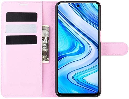 Capa Capinha Carteira Couro 360 Para Xiaomi Redmi Note 9s E 9 Pro 6.67 - Case Flip Wallet Danet (Ros