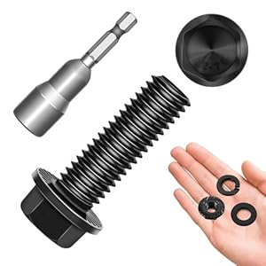 Dayalo 10 Stück M6 Flansch-Sechskantschrauben HSWL