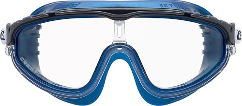 Cressi Skylight Swim Goggles - Mono-Lens Comfort & Secure Strap for Swimming Gear - UV400 Anti-Fog...