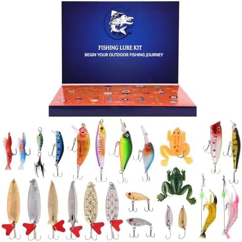 Fishing Lures Kit for Freshwater & Saltwater – Complete Fish Asso...