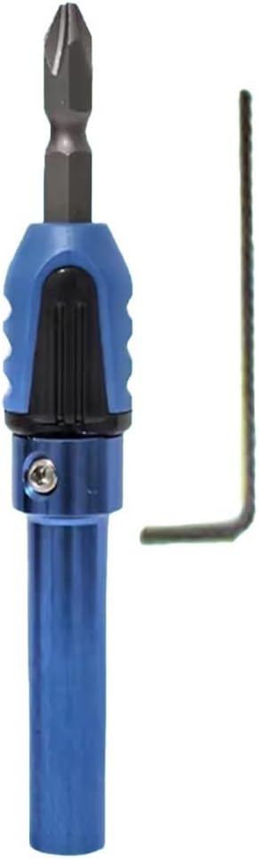 3-in- Socket Adapter Set with Quick-Release Sleeve, Hex Shank Drill Bit Holder & Carbon Steel Drill Extension for Drivers and Power Tools