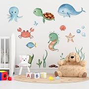 Pegatinas de Pared Animales Marinos