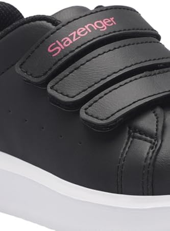Slazenger LOVE I Kız Çocuk Cırt Cırtlı Siyah/Fuşya Günlük Spor Ayakkabısı - Görsel 4
