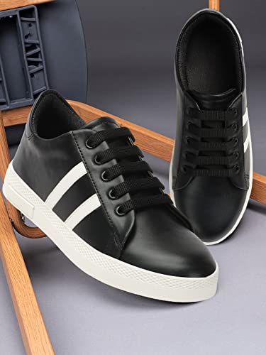 Image of ANTOX Introduce You A Regular Comfortable Striped Casuals for Women's /Ladies /Girl's Sneakers for Women