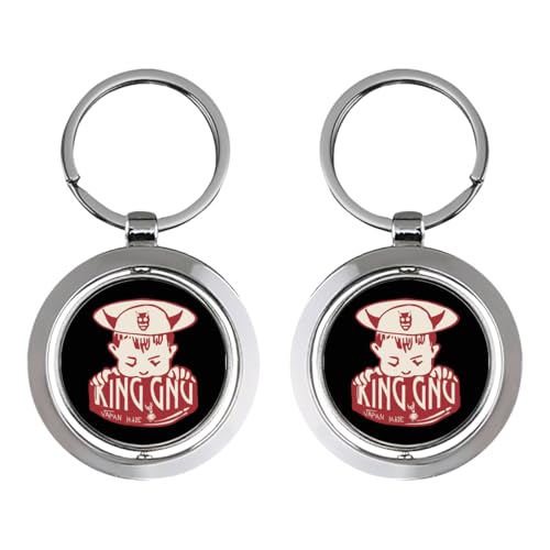 [BMMIMM] �L�[�z���_�[ �ی^ ��]�� King Gnu �t�H�g�P�[�X ���^���� 360�x��] �R���p�N�g �y�� �����^�ѕ֗� �ϋv�� �L�Y�h�~ �V���v���f�U�C�� �j�����p