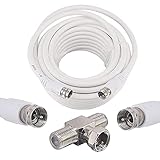 Ventaja: Nuestro cable tiene doble blindaje, fuerte capacidad antiinterferente, puede enviar señales estables. Durable y fácil de instalar, es adecuado para todas las instalaciones en interiores y exteriores.