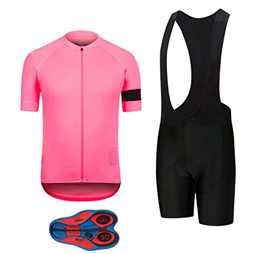 Maillot de cyclisme de route homme séchage rapide ensemble avec short à bretelles respirant