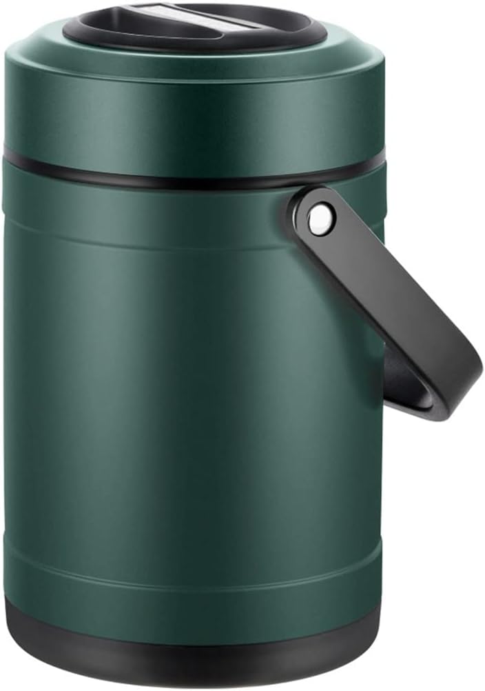 Stainless Steel Insulated Lunch Box, Portable, Long, Large Capacity Bucket, Multi-layer Rice