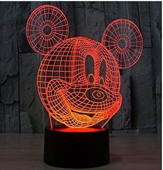 Liusm 3D Optical Illusion Night Lights, 3D Night Lamp Touch Switch Decor Lamp Led Table Desk Lamp (3D Lamp-006) #TOP1