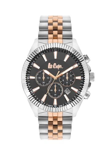 Image of Lee Cooper Chronograph Grey Round Dial Men's Watch - LC07838.560
