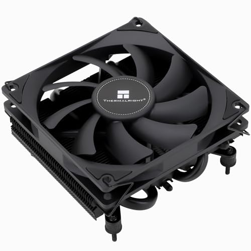 TR AXP90-X36 BLACK Low Profile Luftkühler für CPU, Höhe 36mm, PWM-Lüfter TL-9015B Slim, AGHP-Technologie, für AMD AM4/Intel 1150/1151/1155/1156/1200 (AXP90 X36 BLACK)